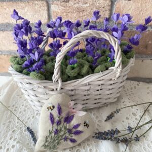 Levendulás kosár